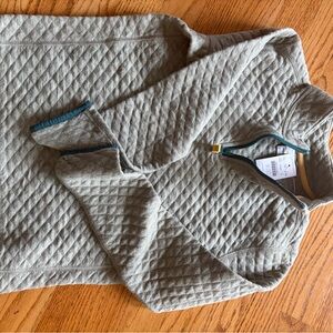 Crewcuts Teal and Gray Pullover